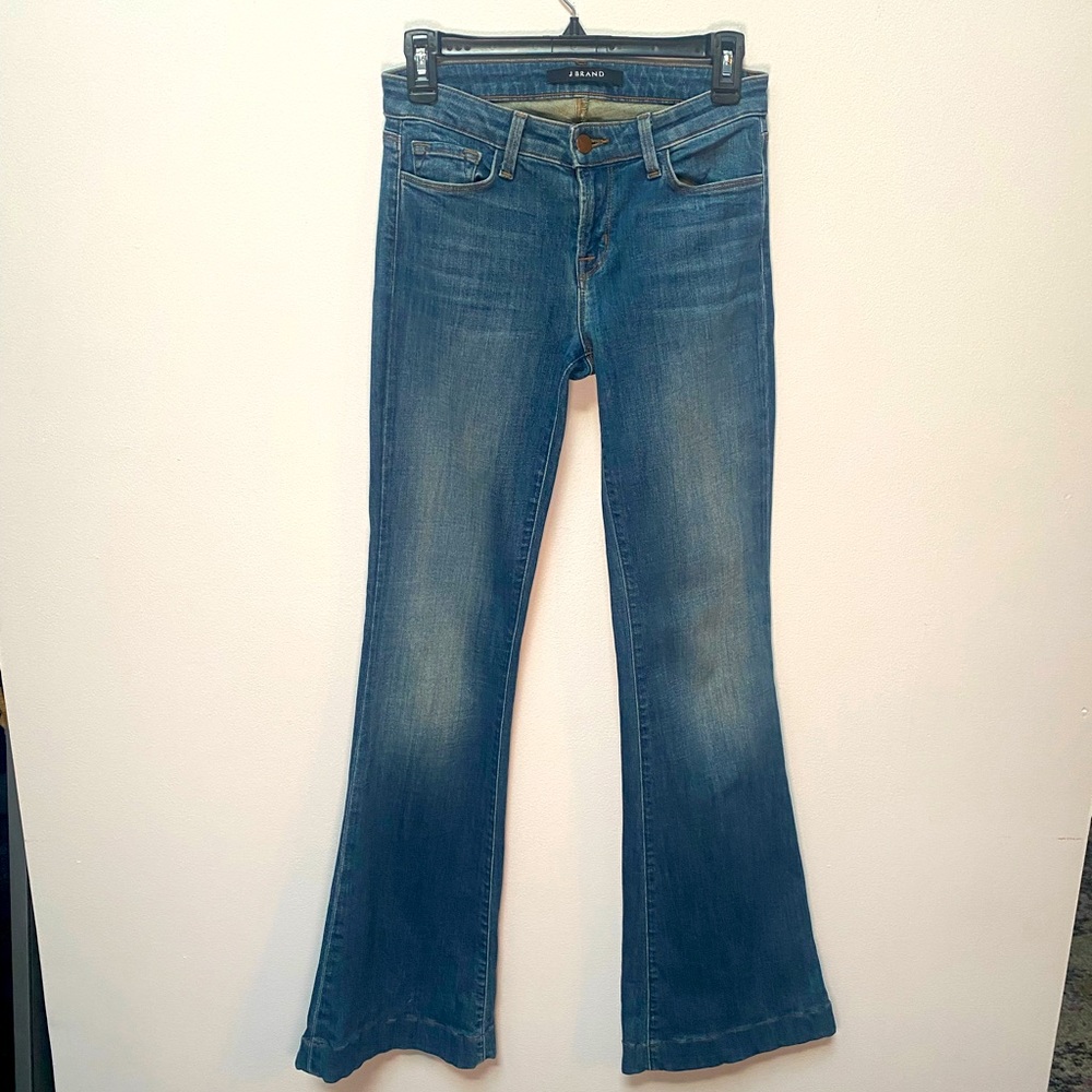 J. Brand flare denim jeans, lower rise